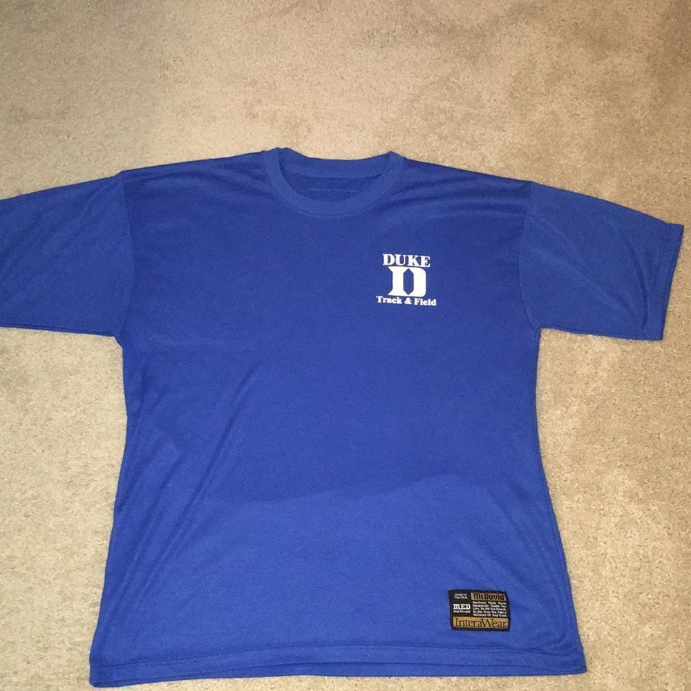 Vintage Duke Blue Devils Track & Field Running T - Picture 2 of 5
